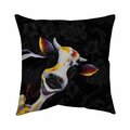 Begin Home Decor 20 x 20 in. Funny Cow-Double Sided Print Indoor Pillow 5541-2020-AN119-1